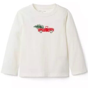 NWT Janie and Jack Holiday Truck Tee